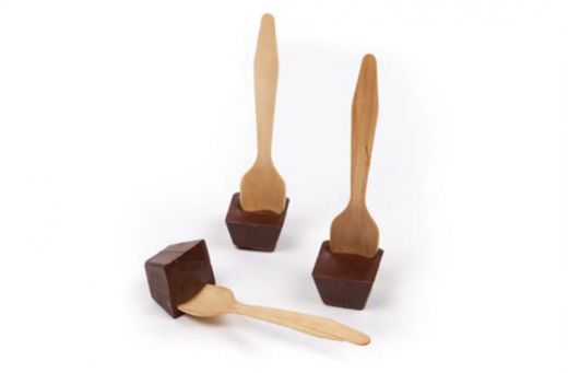 Warme chocolademelk Leliemix of stick
